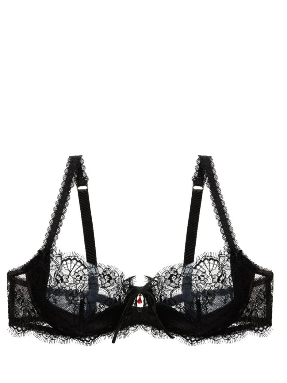 Dita Von Teese Black Zsa Zsa Bra, 32B